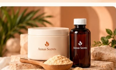 Weight Gain products with Annas Secrets label