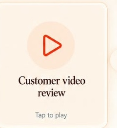 Customer video review